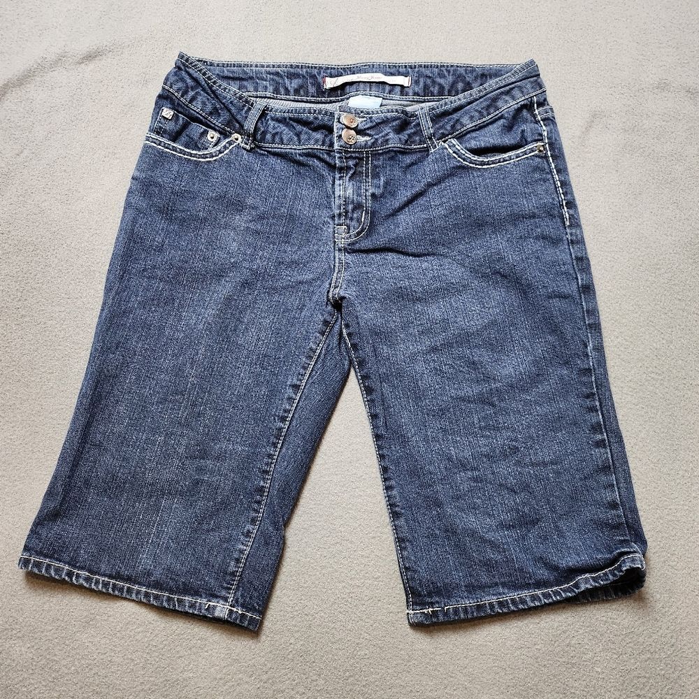 Brody Jeans Bermuda Style Denim Shorts Sz 30 Blue